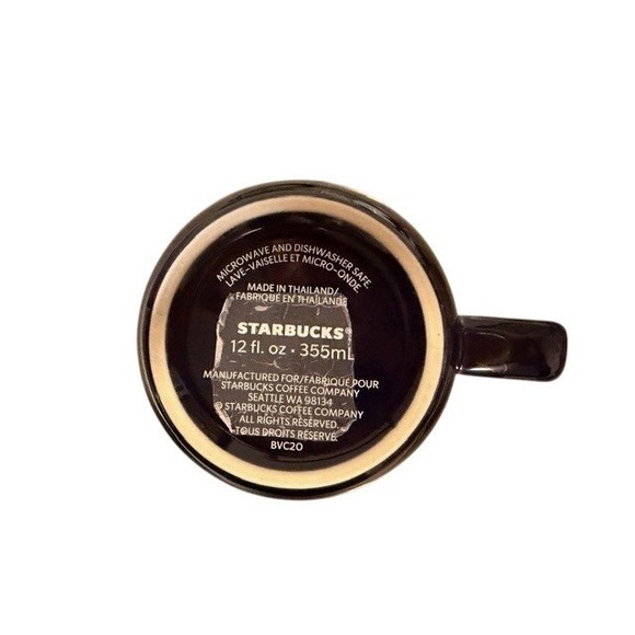 Starbucks Limited Edition Holiday 2020 Christmas Poinsettia Ceramic Mug 12 oz - Picture 4 of 4